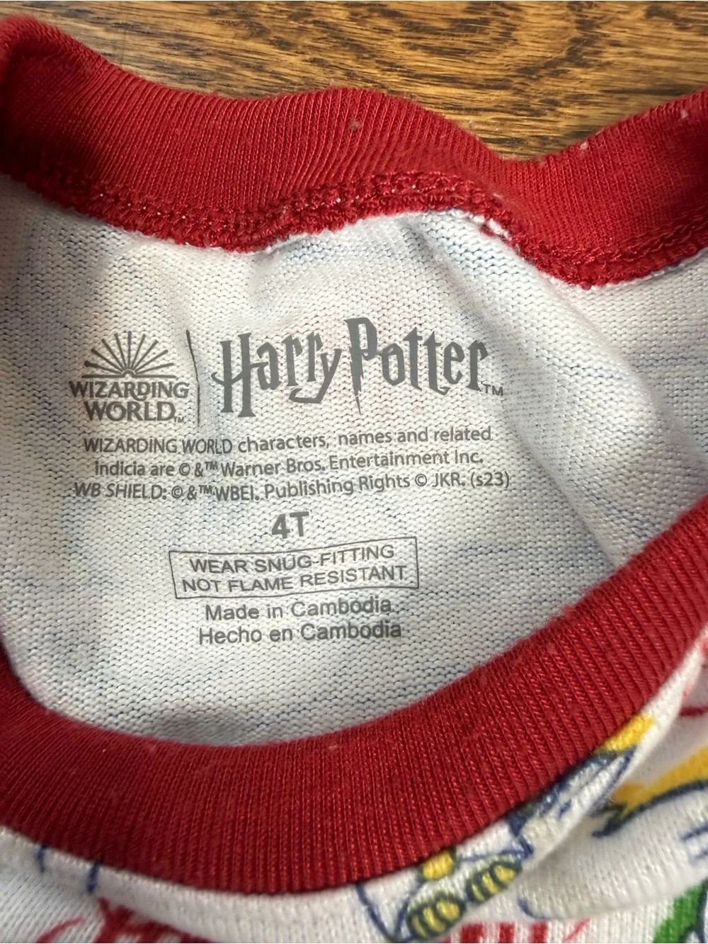 Wizarding World Harry Potter Unisex Hedwig Toddler Boys Snug Fit Pajama Set 4T